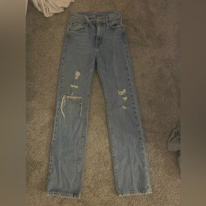 Carmar straight leg ripped jeans